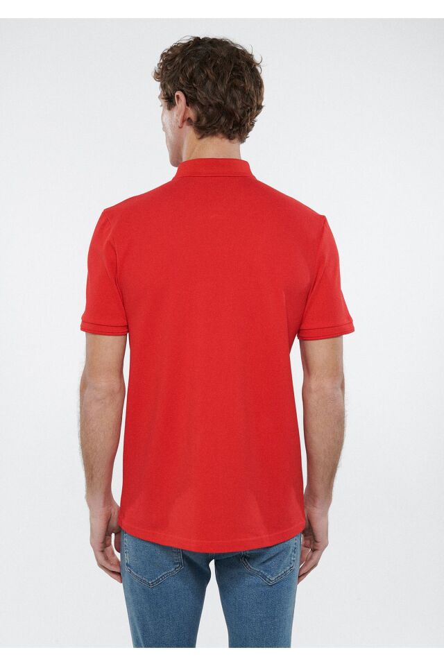 MAVİ ERKEK POLO TİŞÖRT Çin Kırmızısı 064946-33099