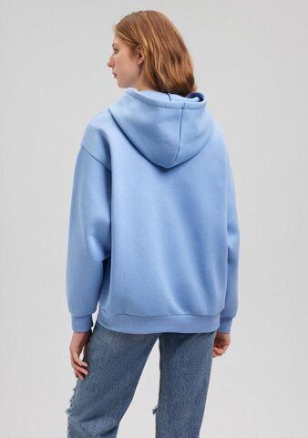 MAVİ KADIN MAVİ LOGO KAPÜŞONLU SWEATSHIRT Blue Bonn 1600361-70856