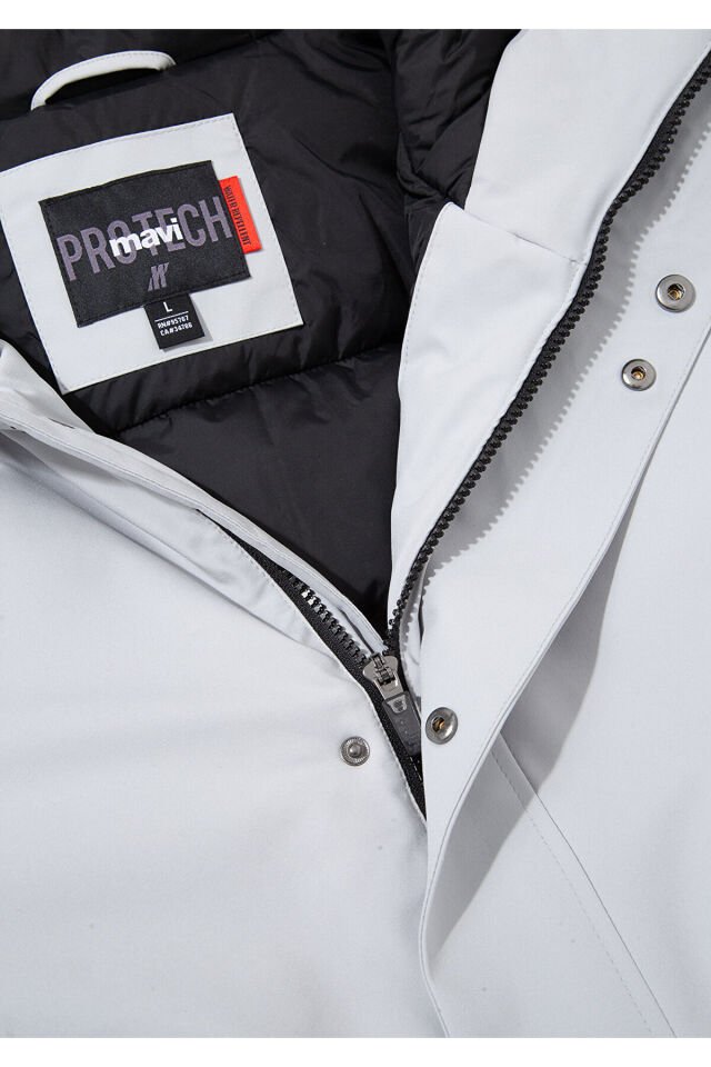 MAVİ ERKEK KAPÜŞONLU CEKET Açık Gri 0110561-70075