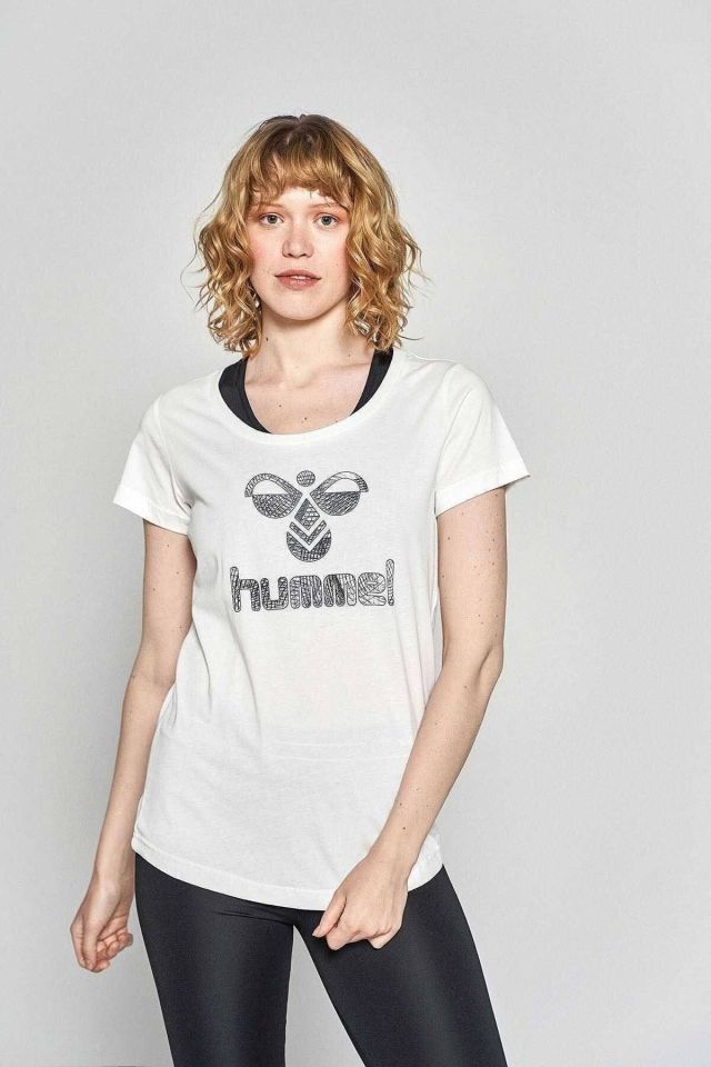 HUMMEL KADIN KISA KOL T-SHIRT NIBE T-SHIRT S/S TEE 911209