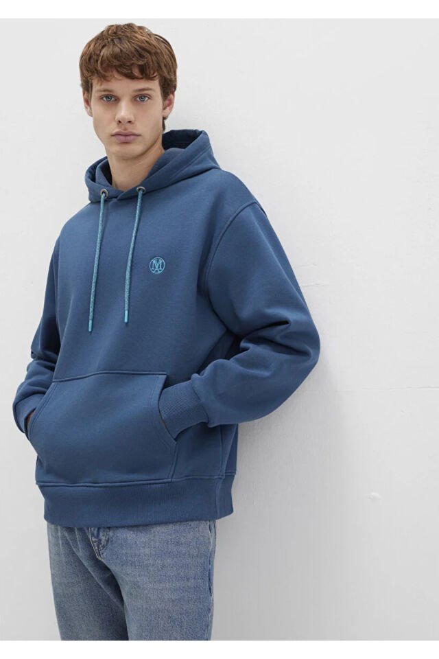 MAVİ ERKEK KAPÜŞONLU SWEATSHIRT Key Largo 065809-90609