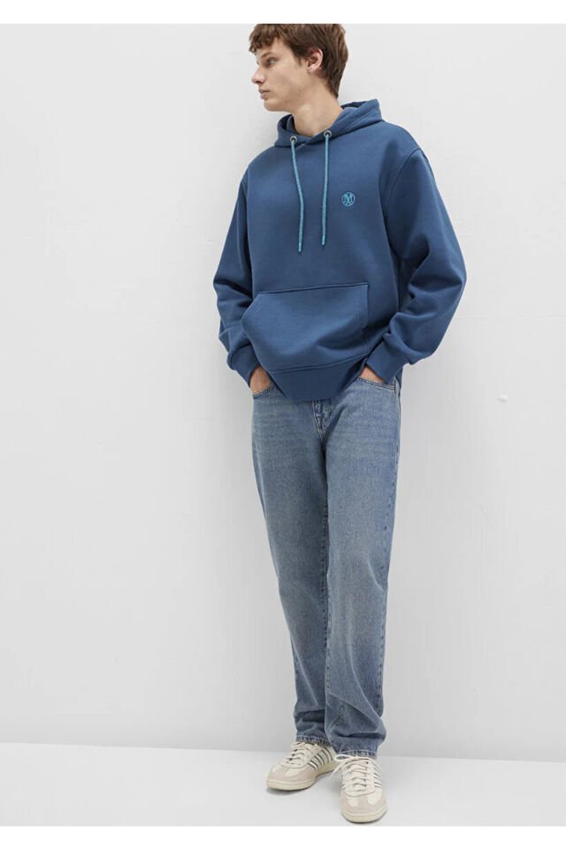 MAVİ ERKEK KAPÜŞONLU SWEATSHIRT Key Largo 065809-90609