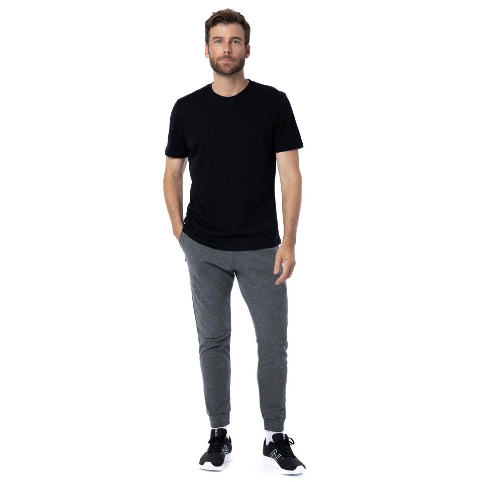 NEW BALANCE ERKEK EŞOFMAN ALTI MNP3804-CHC GRİ - L