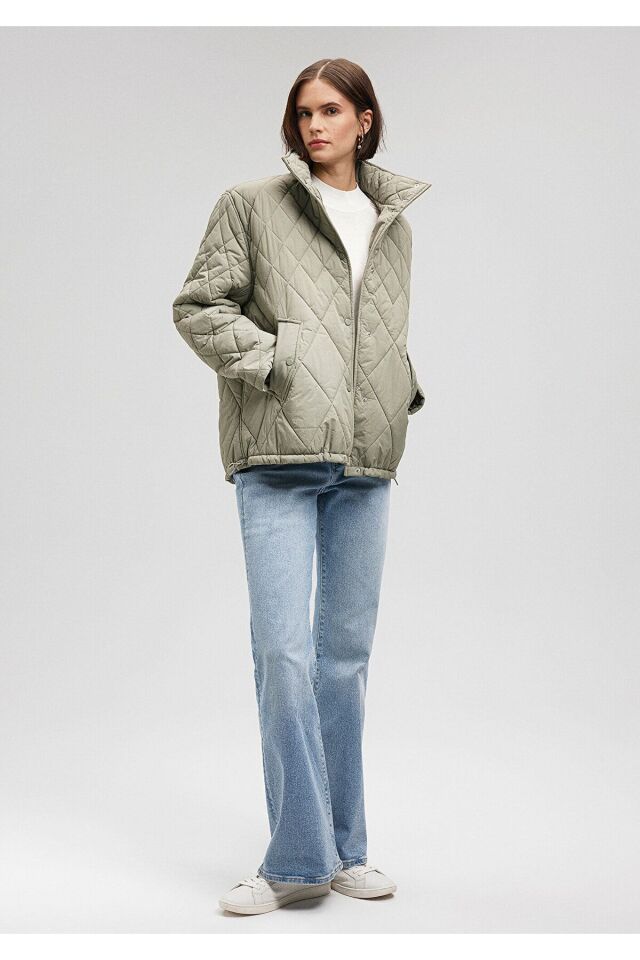 MAVİ KADIN CEKET  Soluk Haki 1110137-71818