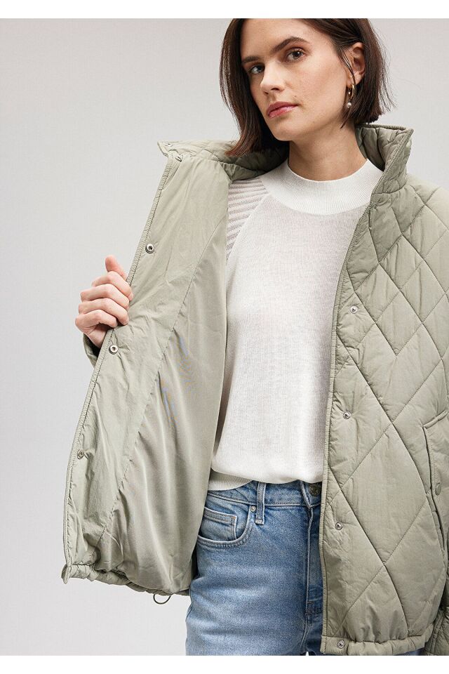 MAVİ KADIN CEKET  Soluk Haki 1110137-71818