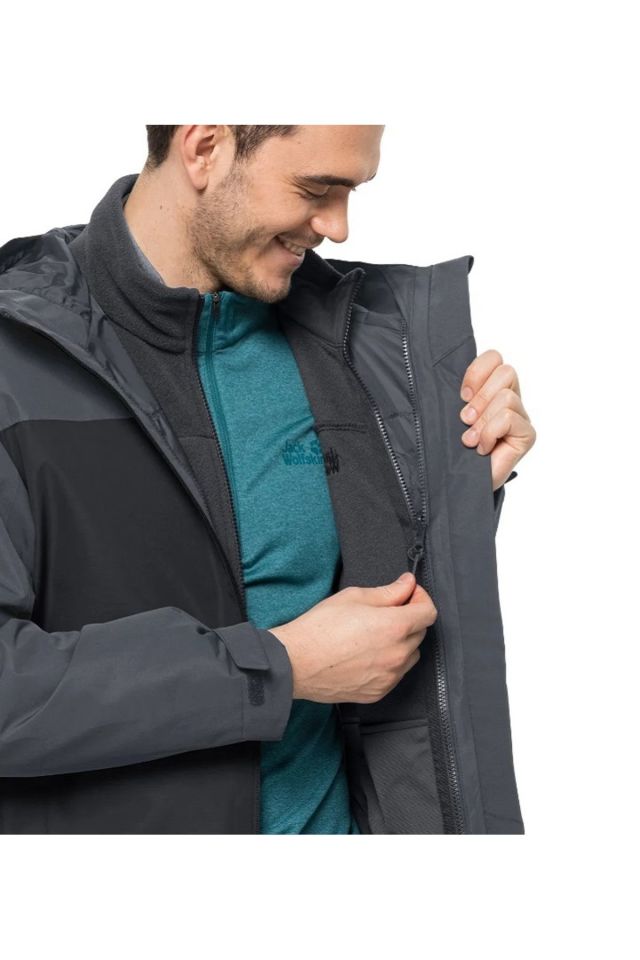 JACK WOLFSKIN ERKEK TAUBENBERG 3IN1 JKT M MONT 1115311-6350