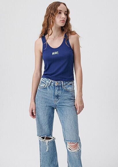 MAVİ KADIN MAVİ LOGO ATLET Koyu Saks Mavi 1611899-70722