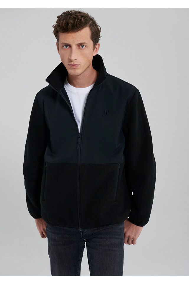 MAVİ ERKEK KAPÜŞONLU CEKET Siyah 0110336-900