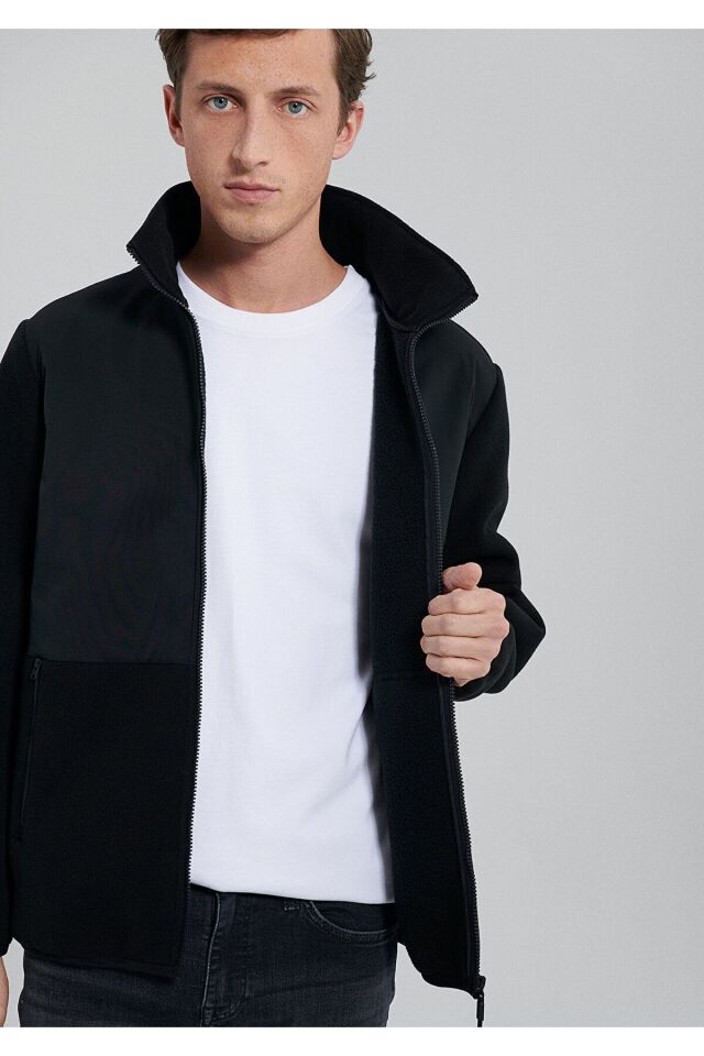 MAVİ ERKEK KAPÜŞONLU CEKET Siyah 0110336-900