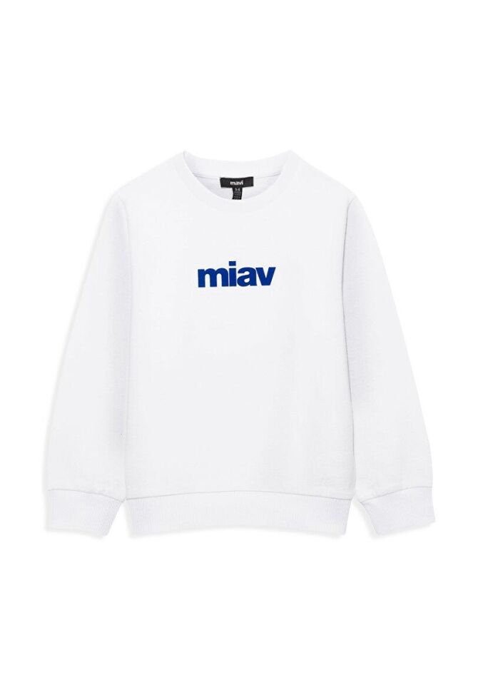 MAVİ ÇOCUK MIAV BASKILI SWEATSHIRTS Beyaz 6610031-620