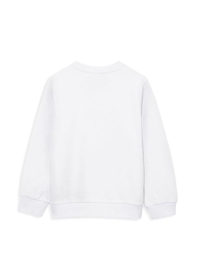 MAVİ ÇOCUK MIAV BASKILI SWEATSHIRTS Beyaz 6610031-620