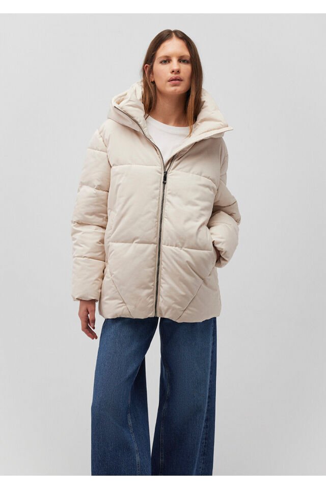 MAVİ KADIN DİK YAKA CEKET Taş 1110075-70143