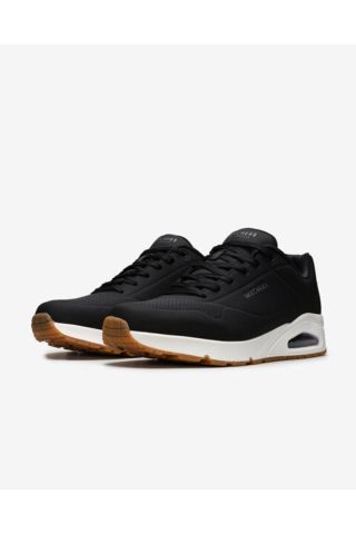 SKECHERS ERKEK SİYAH UNO - STAND ON AİR SPOR AYAKKABI 52458 BLK