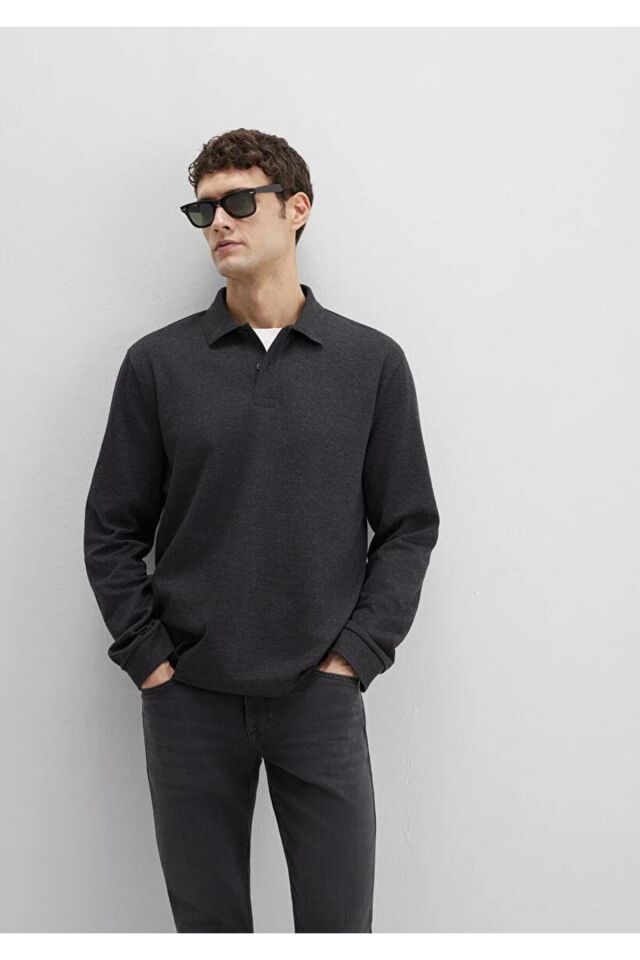 MAVİ ERKEK UZUN KOL PENYE Koyu Gri Melanj 0613041-80024