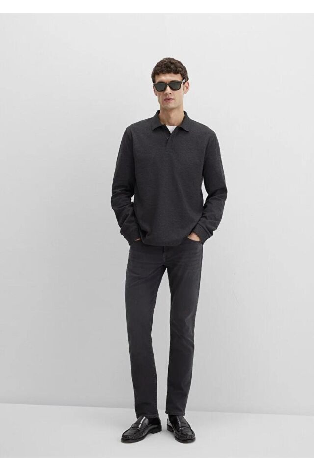 MAVİ ERKEK UZUN KOL PENYE Koyu Gri Melanj 0613041-80024