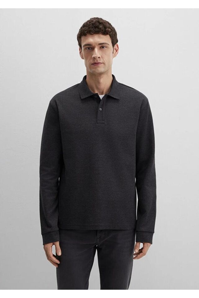 MAVİ ERKEK UZUN KOL PENYE Koyu Gri Melanj 0613041-80024