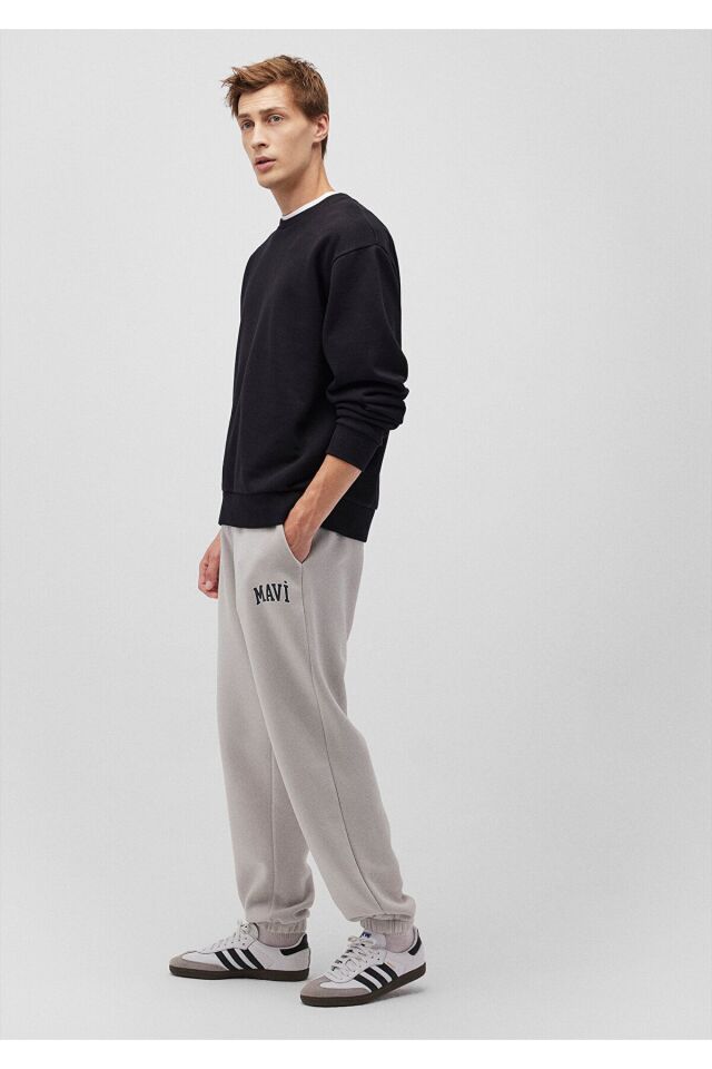 MAVİ ERKEK MAVİ BASKILI EŞOFMAN ALTI Açık Gri 0010207-70074