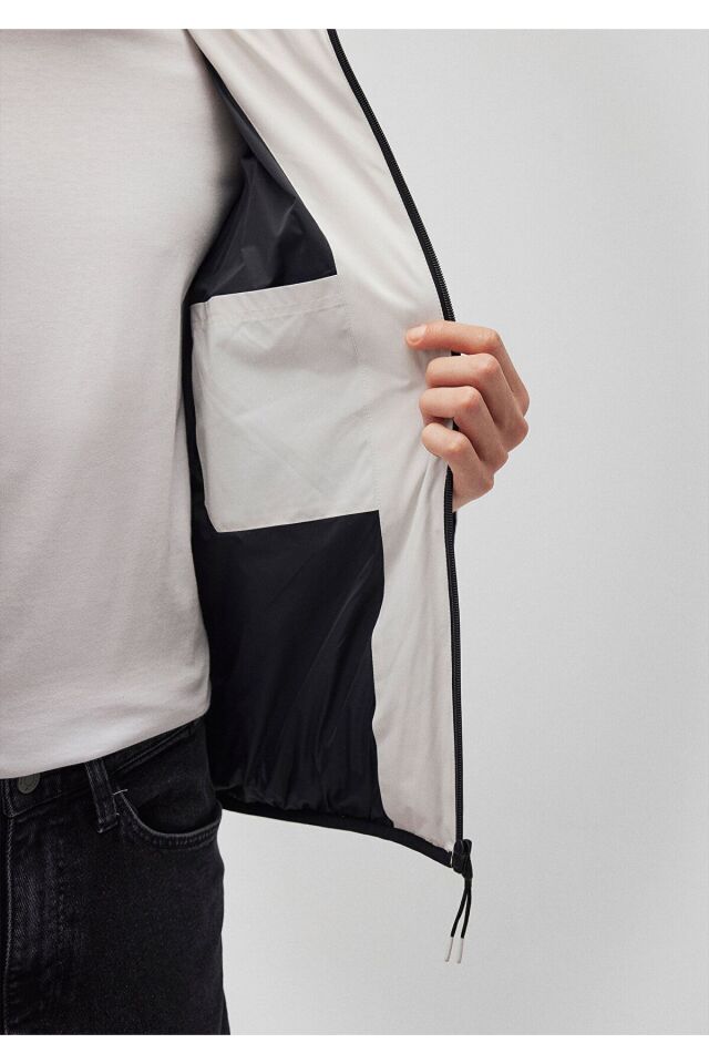 MAVİ ERKEK KAPÜŞONLU CEKET Bulut Gri 0110360-83746