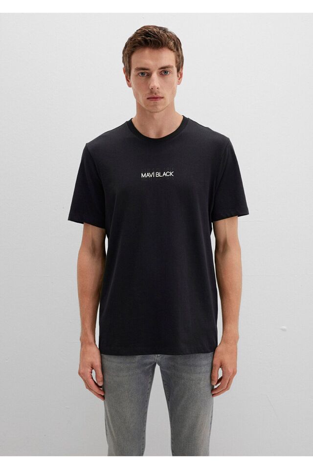 MAVİ ERKEK MAVİ BLACK TİŞÖRT SİYAH 0612867-900