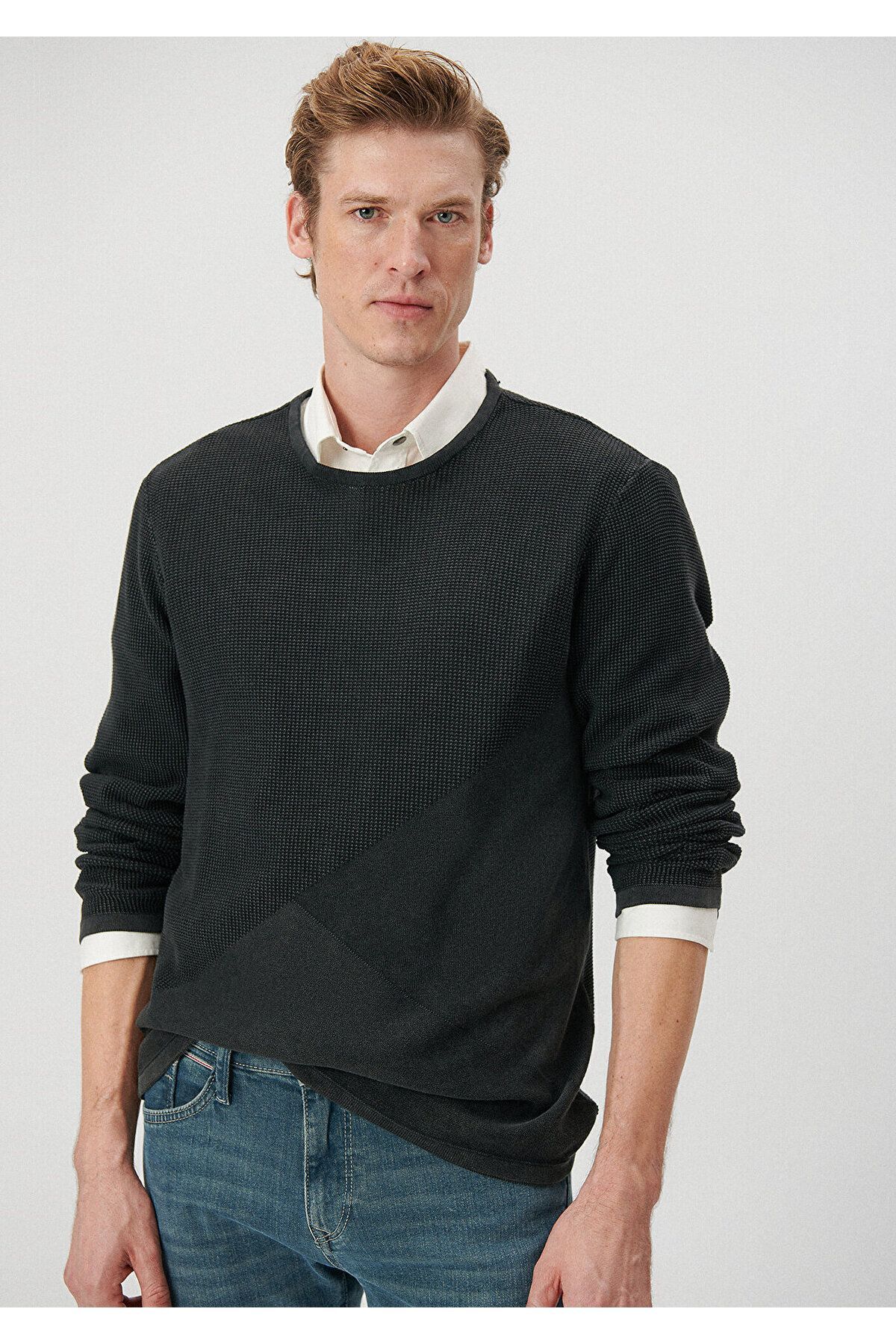 MAVİ ERKEK KAZAK Siyah 070702-900