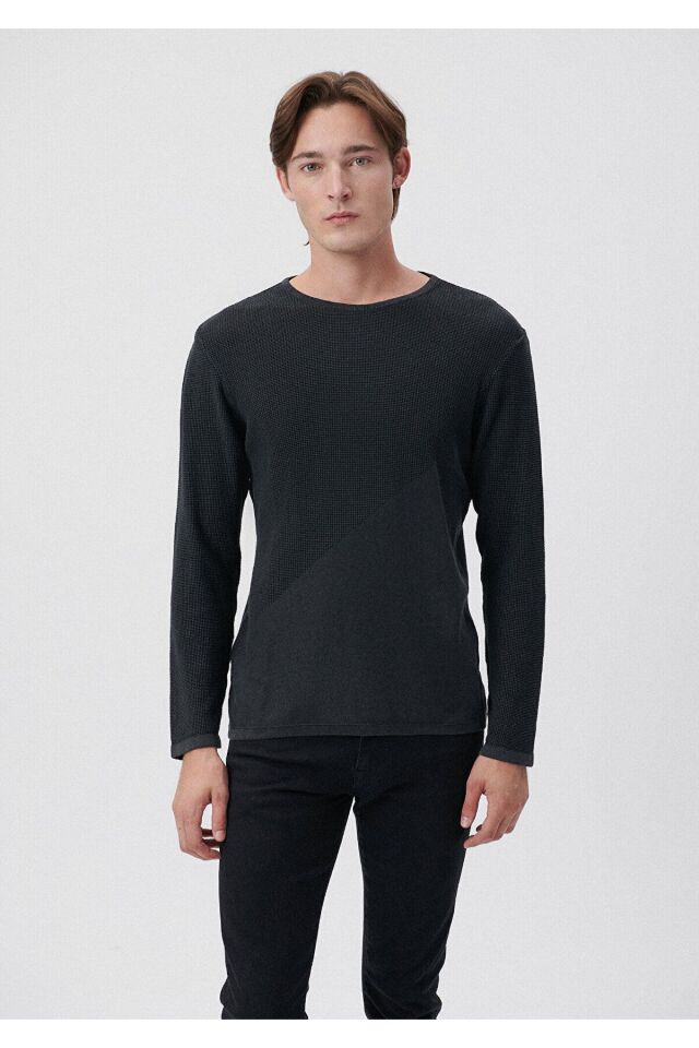 MAVİ ERKEK KAZAK Siyah 070702-900