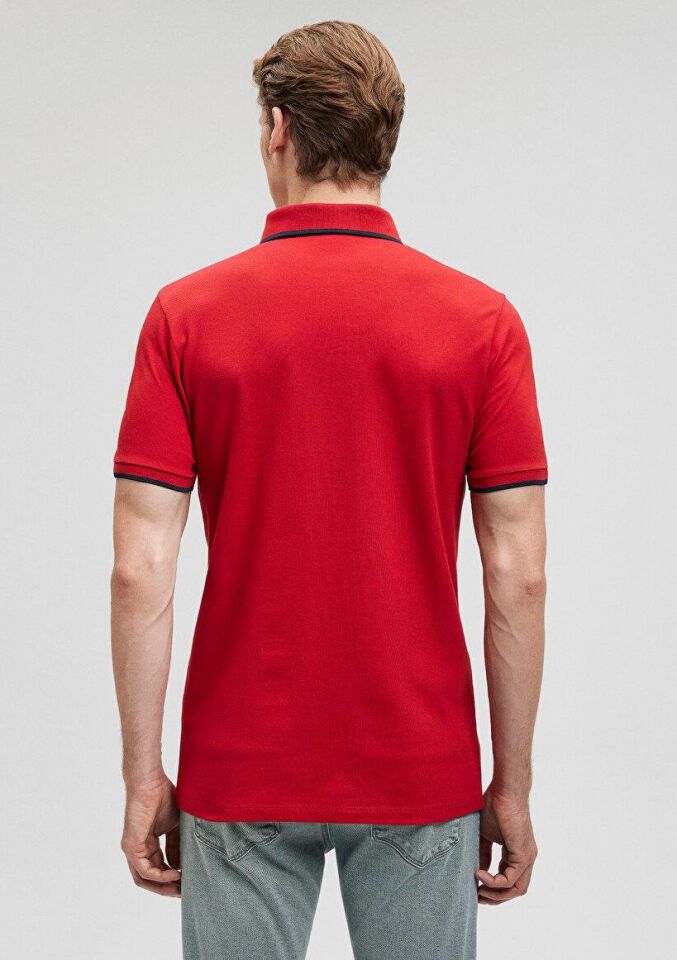 MAVİ ERKEK POLO TİŞÖRT Kırmızı 062373-28441
