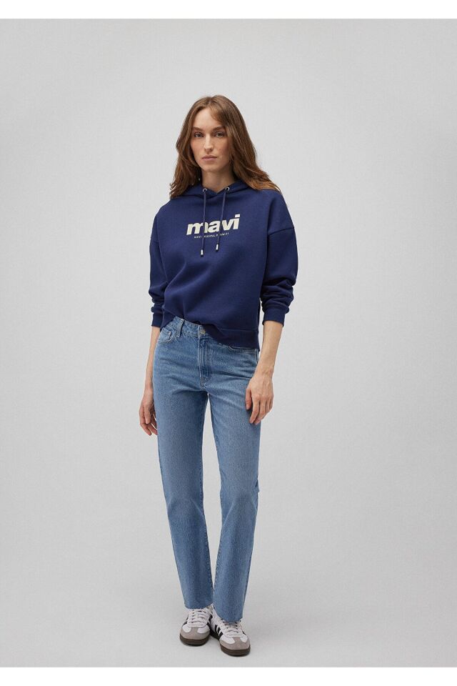 MAVİ KADIN MAVİ SWEATSHIRT Koyu Lacivert 168334-70488