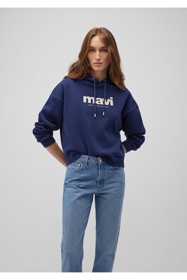 MAVİ KADIN MAVİ SWEATSHIRT Koyu Lacivert 168334-70488