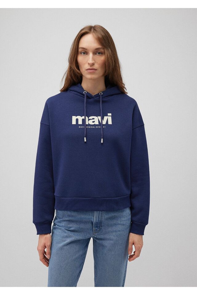 MAVİ KADIN MAVİ SWEATSHIRT Koyu Lacivert 168334-70488