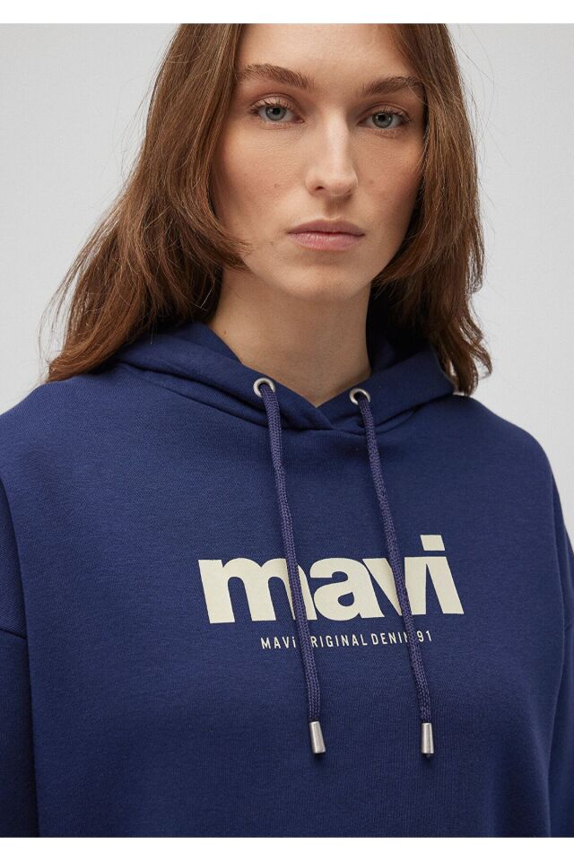 MAVİ KADIN MAVİ SWEATSHIRT Koyu Lacivert 168334-70488
