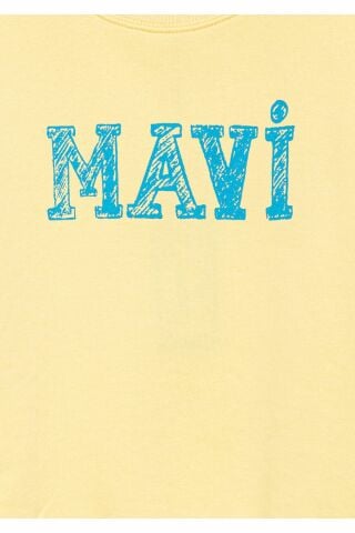 MAVİ ÇOCUK MAVİ LOGO BASKILI SWEATSHIRT  French Van 7S10037-71315