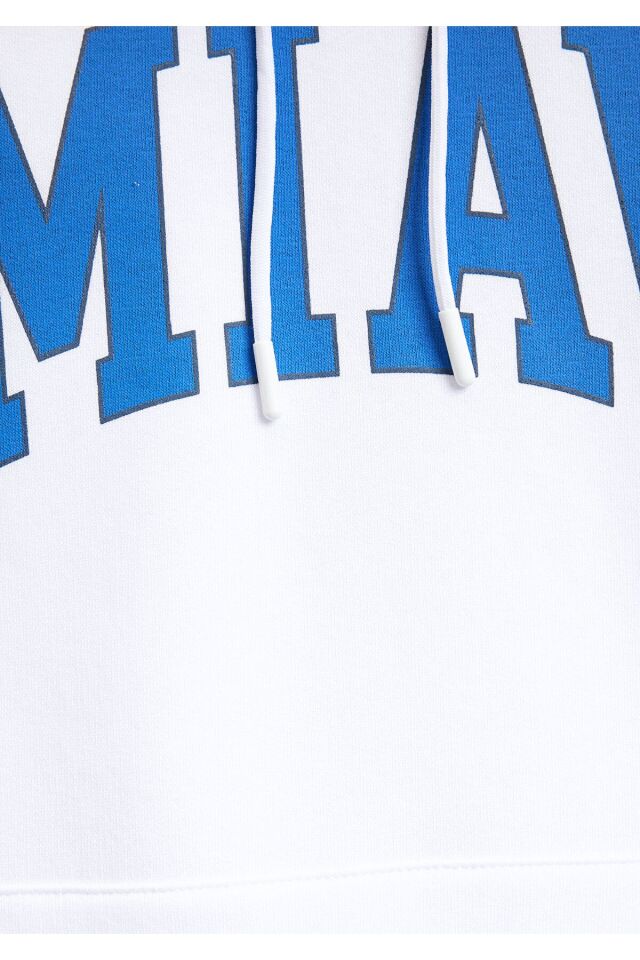 MAVİ ERKEK MİAV KAPÜŞONLU SWEATSHIRT Beyaz 0S10122-620