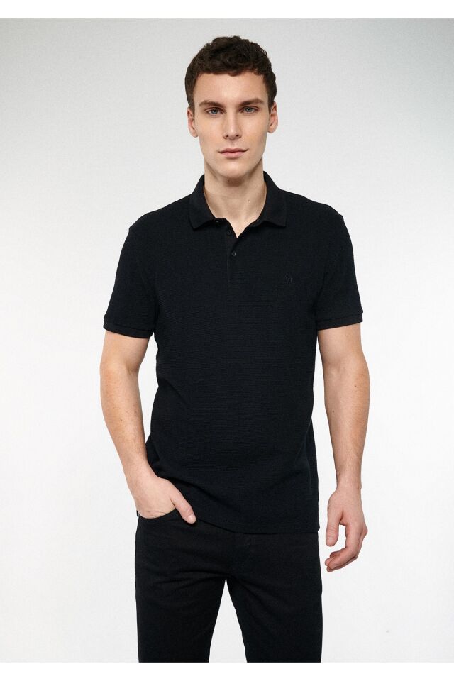 MAVİ ERKEK POLO TİŞÖRT  Siyah 0610107-900