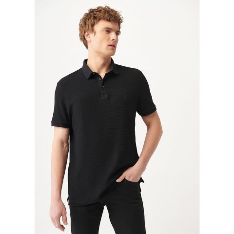 MAVİ ERKEK POLO TİŞÖRT  Siyah 0610107-900