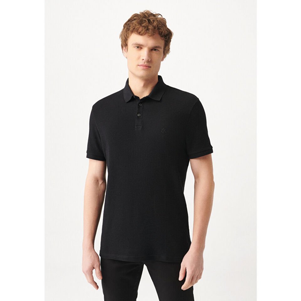 MAVİ ERKEK POLO TİŞÖRT  Siyah 0610107-900