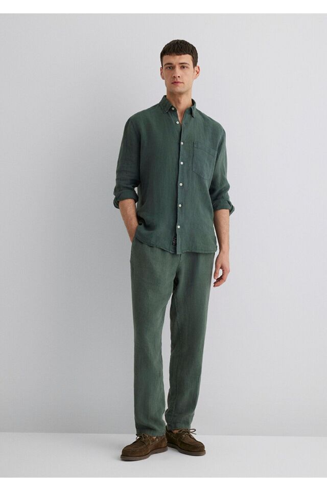 MAVİ ERKEK PANTOLON Yosun Yeşili 0010358-71598