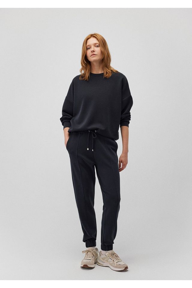 MAVİ KADIN OVERSİZE SWEATSHIRT Siyah 168837-900