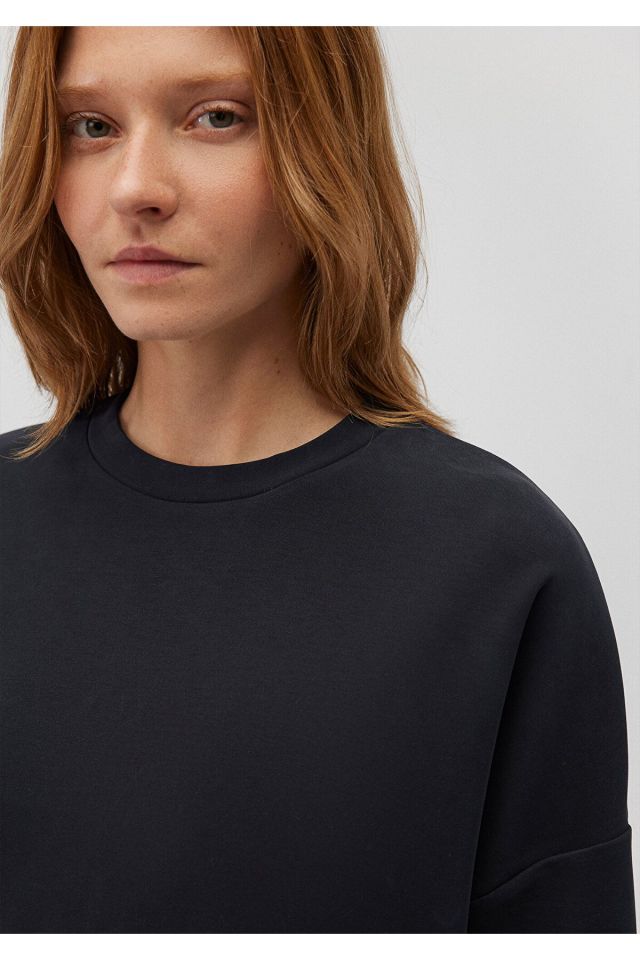 MAVİ KADIN OVERSİZE SWEATSHIRT Siyah 168837-900