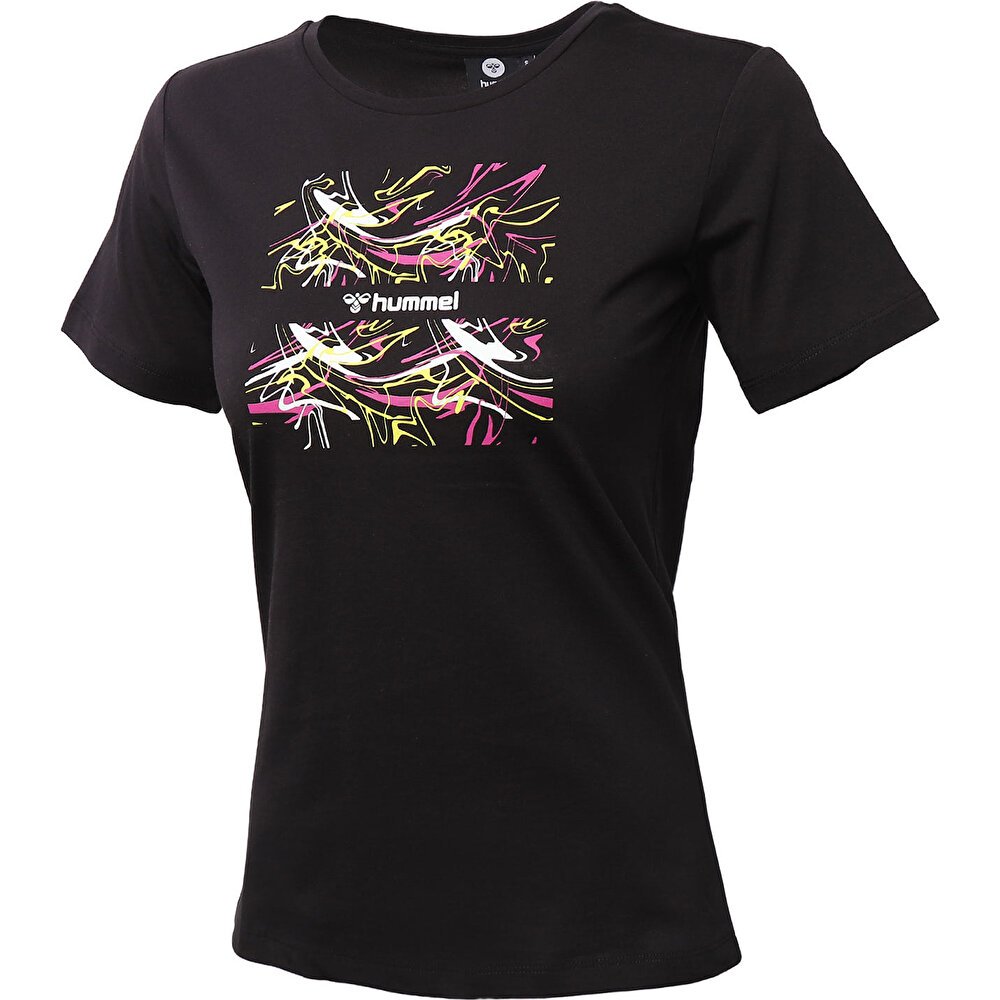 HUMMEL KADIN KISA KOL T-SHIRT MIMISH T-SHIRT S/S 911520 SİYAH - XS