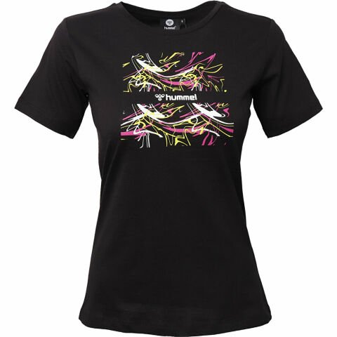HUMMEL KADIN KISA KOL T-SHIRT MIMISH T-SHIRT S/S 911520 SİYAH - XS