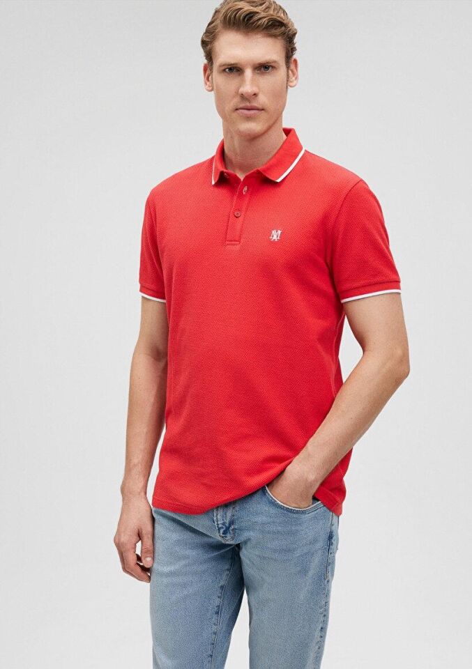 MAVİ ERKEK POLO TISÖRT Kırmızı 066039-33203