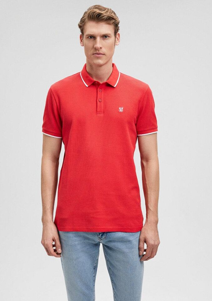 MAVİ ERKEK POLO TISÖRT Kırmızı 066039-33203