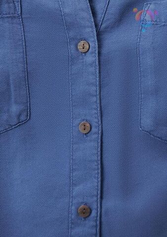 MAVİ KADIN ÇİFT CEPLİ GÖMLEK Lt Blue Grey Blue 1210032-80233