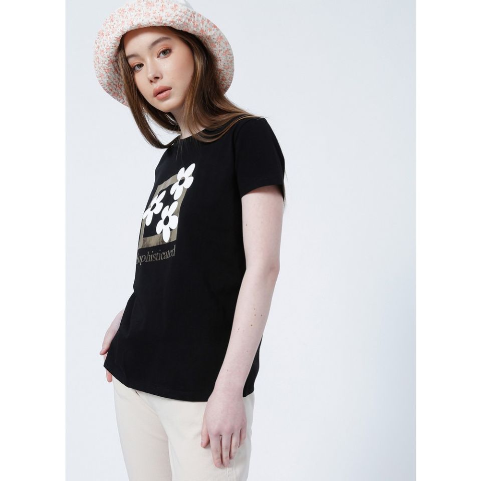 FASHİON FRİENDS KADIN Baskılı T-Shirt 22Y0014K1