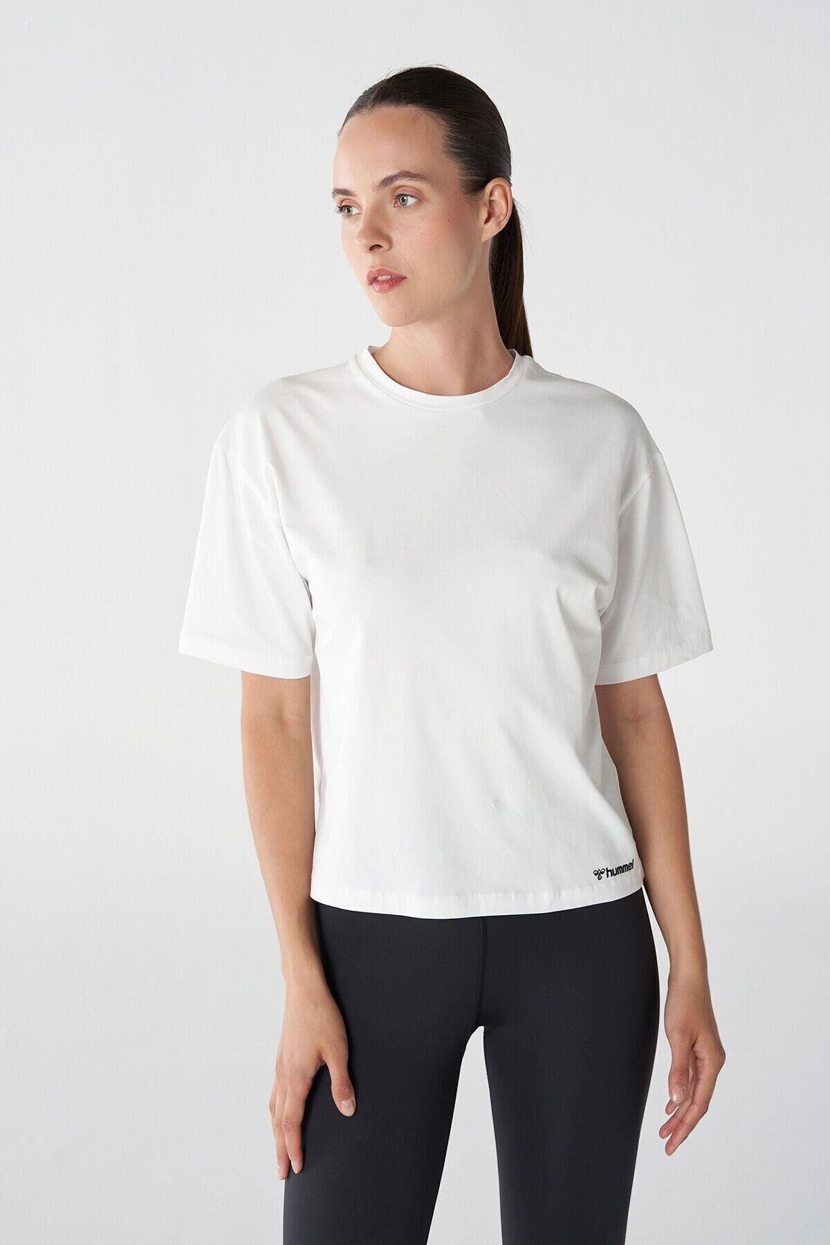 HUMMEL KADIN KISA KOL T-SHIRT T-MT ULTRA BOXY SHORT T-SHIRT 911868