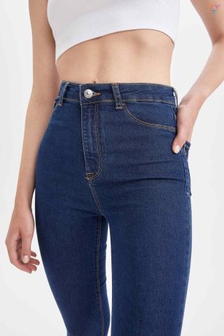 DEFACTO KADIN SUPER SKİNNY FİT YÜKSEK BEL JEAN PANTOLON X0797AZ