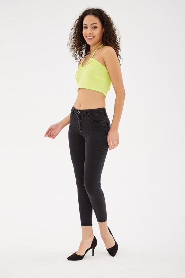 FASHION FRIENDS KADIN DENİM PANTOLON 24Y0565K1