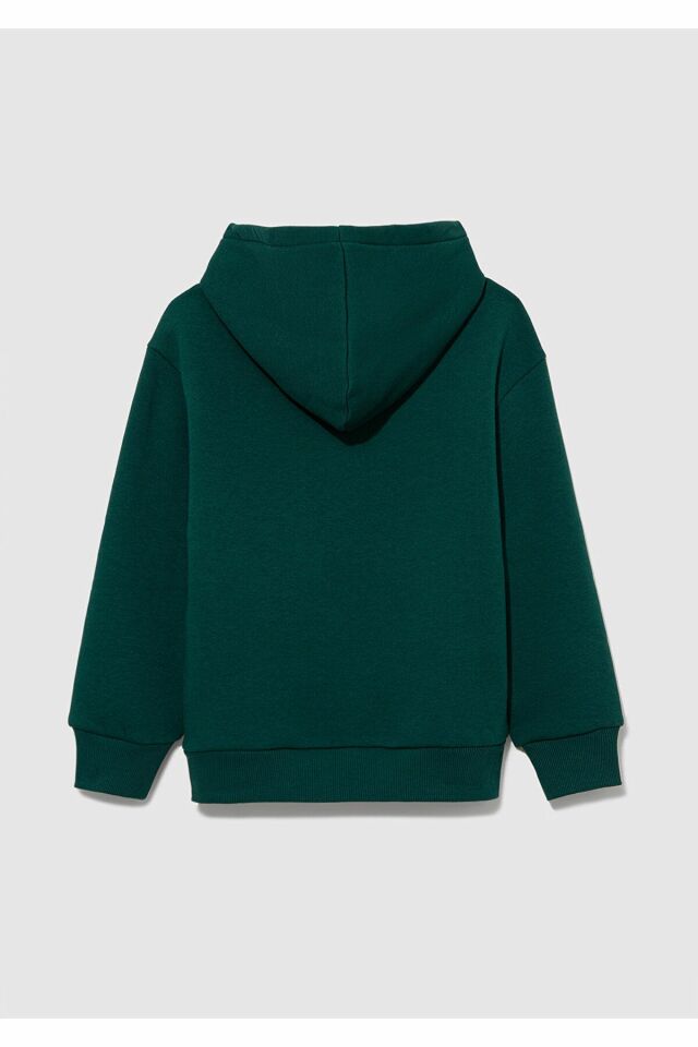 MAVİ ÇOCUK MAVİ BASKILI KAPÜŞONLU SWEATSHIRT  Koyu 6610110-81962