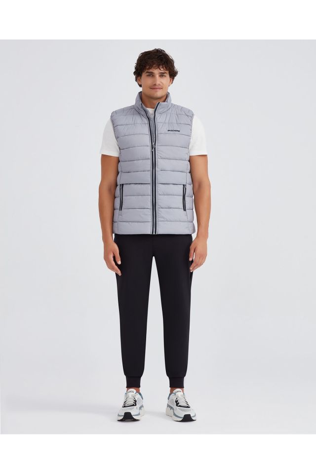 SKECHERS ERKEK YELEK M OUTERWEAR PADDED VEST S231241-035