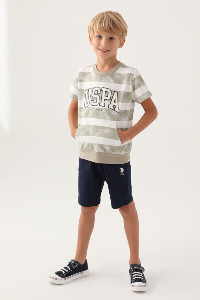 U.S. POLO ASSN KİDS ERKEKGARSON BERMUDA TAKIM US1701-G